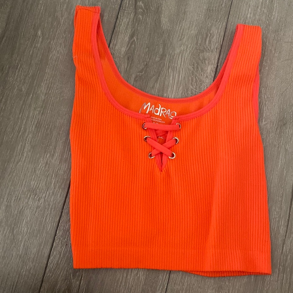 Orange Crop Top